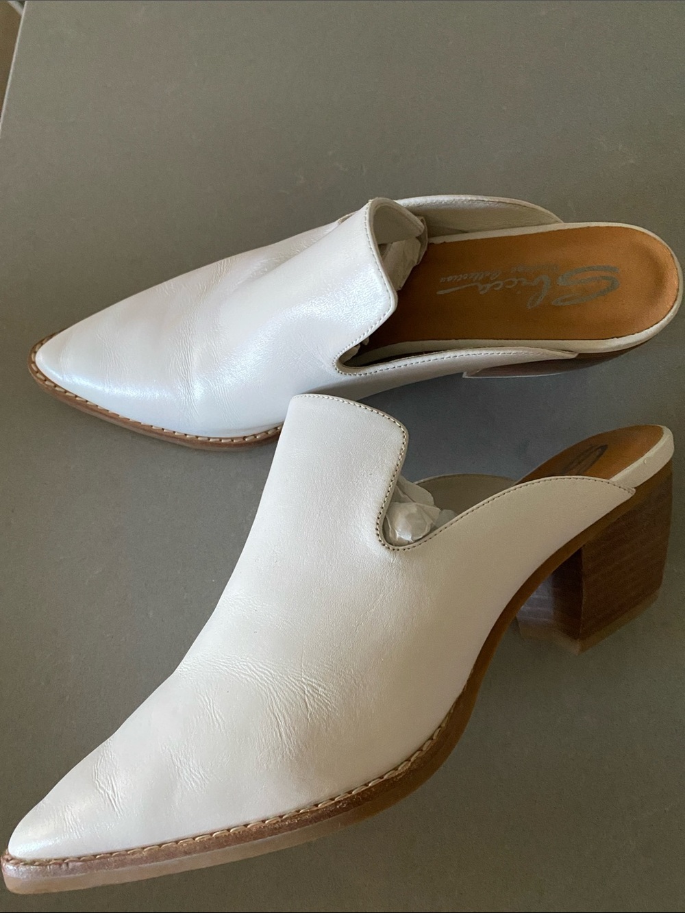 Sbicca Vintage Collection Genuine Glove Leather Mule Slides Mango Madewell Zara